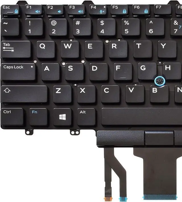 Alt view image 3 of 7 - Backlit Keyboard Replacement Compatible with Dell Education(Latitude ) E5450 E5470 E5480 E7450 P40G E7470 E7480,Latitude 14 5480 5488 5490 5491 7480 7490 with Pointer US Layout