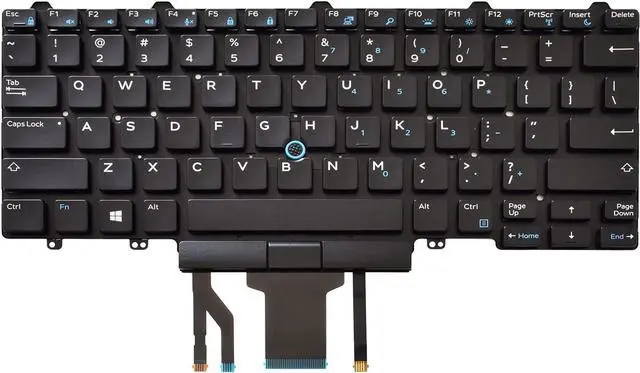 Alt view image 5 of 7 - Backlit Keyboard Replacement Compatible with Dell Education(Latitude ) E5450 E5470 E5480 E7450 P40G E7470 E7480,Latitude 14 5480 5488 5490 5491 7480 7490 with Pointer US Layout