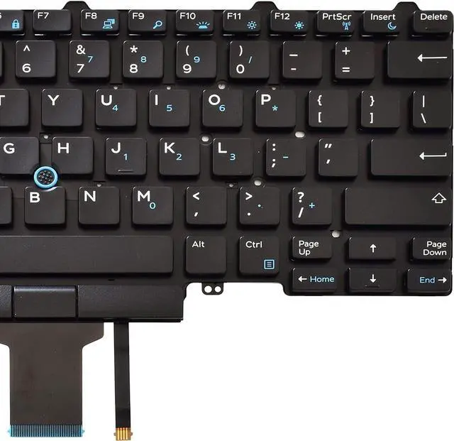 Alt view image 4 of 7 - Backlit Keyboard Replacement Compatible with Dell Education(Latitude ) E5450 E5470 E5480 E7450 P40G E7470 E7480,Latitude 14 5480 5488 5490 5491 7480 7490 with Pointer US Layout