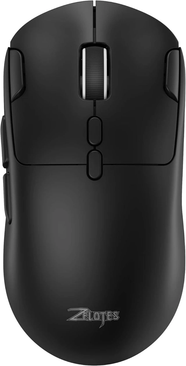 Main image of Gaming Wireless Mouse, Bluetooth Rechargeable with 9 Programmable Buttons,Ultra-Light 60g, 24,000 DPI, BT/USB 2.4G / Type-C, Ergonomic Optical Mouse for Laptop, PC,Office and Gamers (Black)