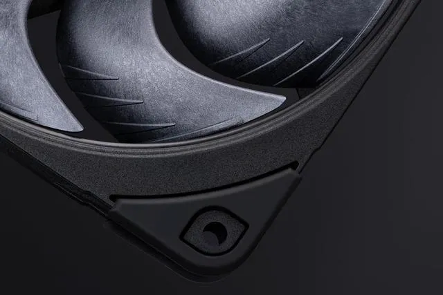 Alt view image 4 of 5 - NF-A12x25 G2 PWM Sx2-PP chromax.Black, High-End Quiet Fans 2x120mm