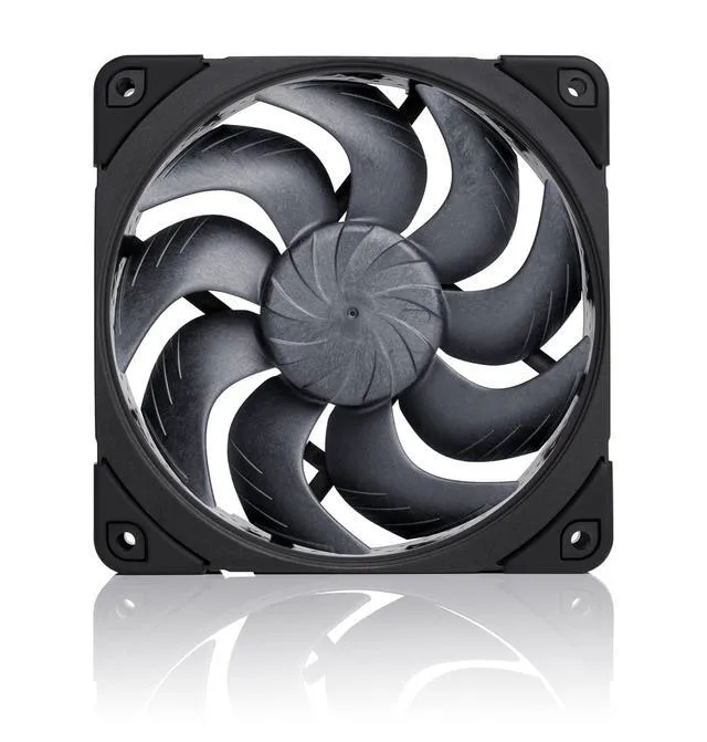 Alt view image 5 of 5 - NF-A12x25 G2 PWM Sx2-PP chromax.Black, High-End Quiet Fans 2x120mm