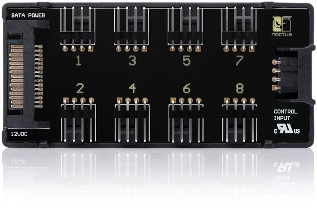 Main image of NA-FH1, 8-Port PWM Fan Hub, Magnetic with Short Circuit Protection