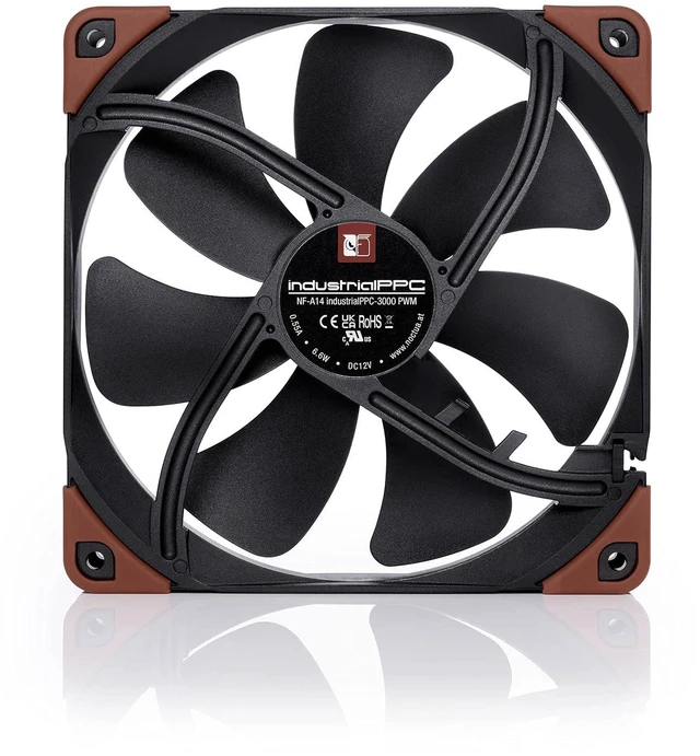 Alt view image 4 of 5 - NF-A14 iPPC-3000 PWM, High-Performance Industrial Fan 140mm