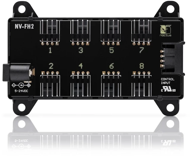 Main image of NV-FH2, 8 Channel Fan Hub for 5V, 12V, and 24V Fans