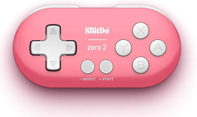 Main image of Zero 2 Bluetooth Key Chain Sized Mini Controller for Nintendo Switch 1/2, Windows and Android (Pink Edition)