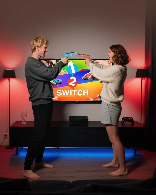 Alt view image 6 of 6 - Shooting Game Gun Controller for Nintendo Switch 2, Hand Grip Motion Controller for The House of the Dead, Wild Guns Reloaded and Spooky Spirit Shooting Gallery, Gaming Accessory (Only for Switch 2)