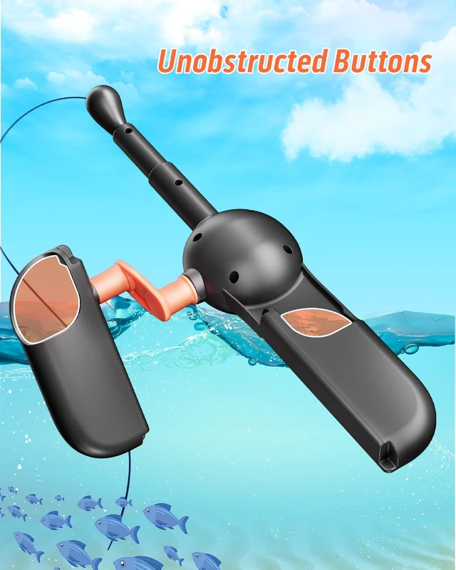Alt view image 5 of 7 - Fishing Rod Controller for Nintendo Switch 2/ Switch/Switch Oled, Gaming Accessory, Compatible with Bass Pro Shops: The Strike & Fishing Star World Tour, Ideal for Family Fun & Gifting