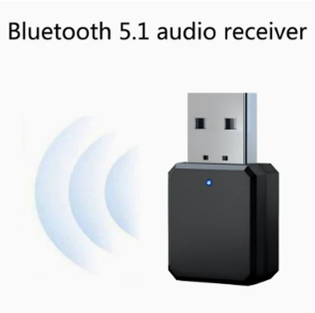 Alt view image 4 of 4 - USB Bluetooth 5.1 Audio Receiver for Car, AUX Bluetooth Adapter with Built-in HD Microphone, Hands-Free Calling, Noise Reduction, Auto Connect, Plug & Play Wireless Audio Adapter