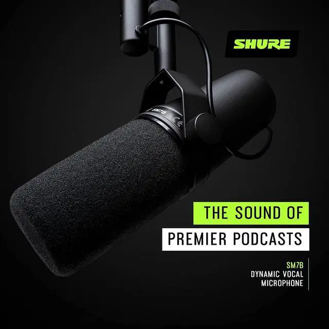 Alt view image 5 of 5 - SM7B Dynamic Vocal Microphone for Podcasting & Streaming