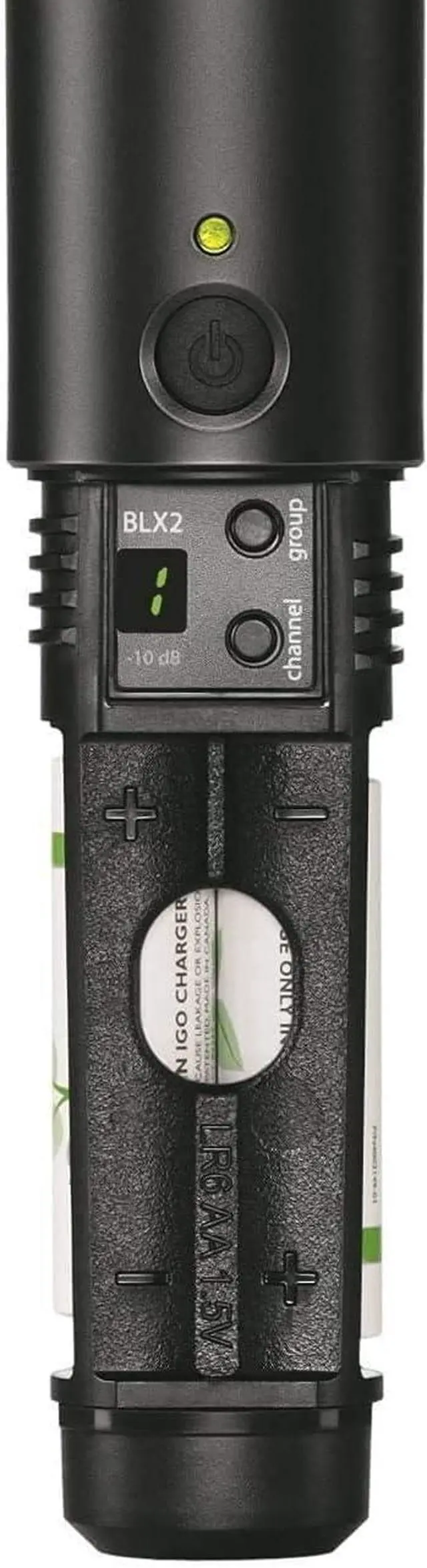 Alt view image 3 of 5 - BLX288/PG58 Dual-Channel Wireless Audio System H9 Band (512542 MHz) BLX88 Receiver, (2) BLX2 Transmitters with PG58 Dynamic Mic, Up to 14 Hr Battery, 300 ft Range