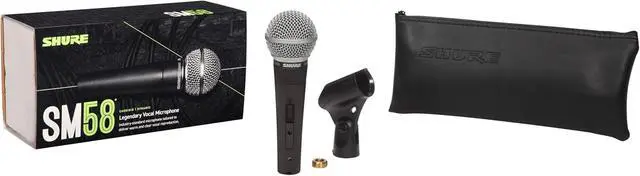 Alt view image 2 of 5 - SM58S Pro XLR Dynamic Vocal Microphone with On/Off Switch | Cardioid dynamic vocal mic with on/off switch for studio, live performance, podcasting and recording