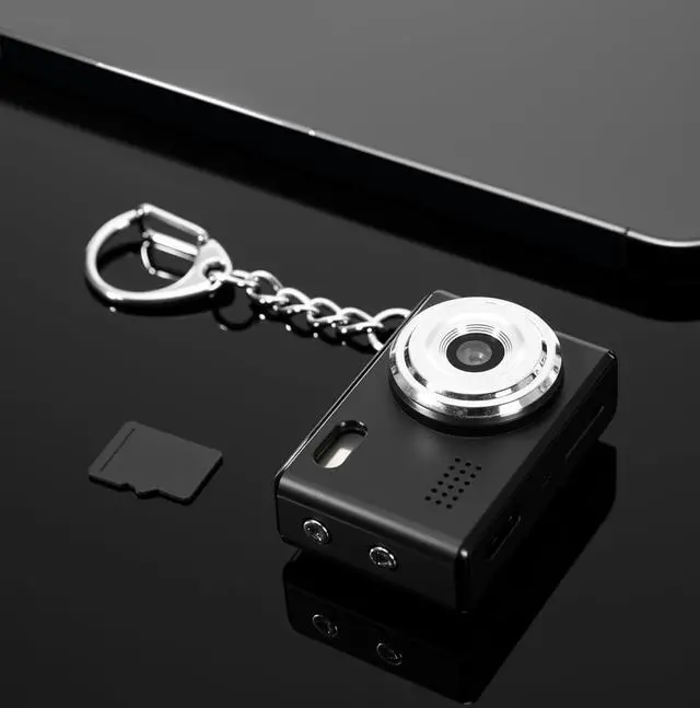 Alt view image 4 of 7 - 1080P Mini Keychain Pocket Camera With 8GB Card For Teen & Tween Girls Gifts