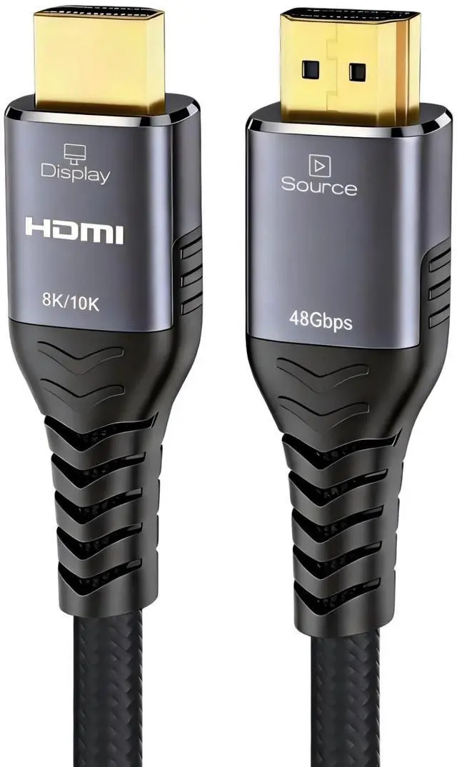 Main image of 8K 4K Long Fiber Optic HDMI 2.1 Cable 66FT, Ultra High Speed Cable 8K 4K 144Hz 120Hz 60Hz Braided HDMI Cord Compatible for PS5 Xbox Support ARC eARC HDR10+ HDCP2.3 Monitor HDTV Laptop Blu-ray