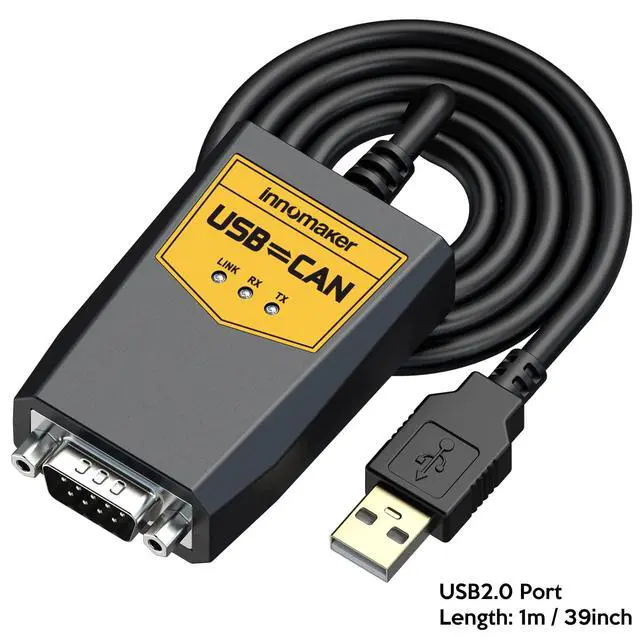 Alt view image 4 of 6 - USB to CAN Converter Cable for Raspberry Pi5/4/Pi3B+/Pi3/Pi Zero(W)/Jetson Nano/Tinker Board and Any Single Board Computer Support Windows Linux Mac OS Android Venus OS