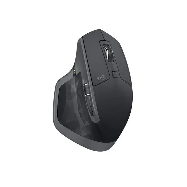 Alt view image 2 of 6 - MX Master 2S Bluetooth Edition Wireless Mouse, Multi-Surface, Hyper-Fast Scrolling, Ergonomic, Rechargeable, Connects Up to 3 Mac/PC Computers,Color-Graphite.