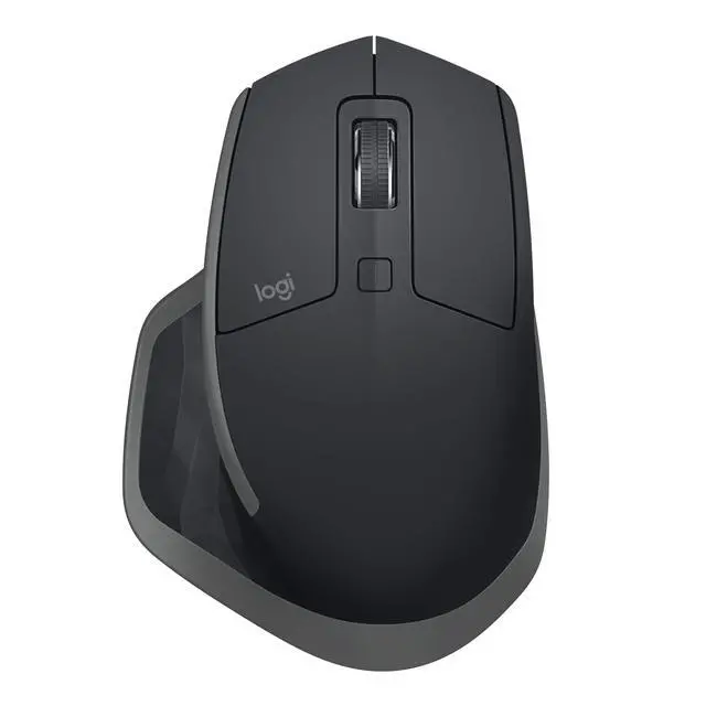 Alt view image 4 of 6 - MX Master 2S Bluetooth Edition Wireless Mouse, Multi-Surface, Hyper-Fast Scrolling, Ergonomic, Rechargeable, Connects Up to 3 Mac/PC Computers,Color-Graphite.