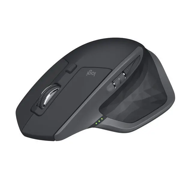 Alt view image 5 of 6 - MX Master 2S Bluetooth Edition Wireless Mouse, Multi-Surface, Hyper-Fast Scrolling, Ergonomic, Rechargeable, Connects Up to 3 Mac/PC Computers,Color-Graphite.