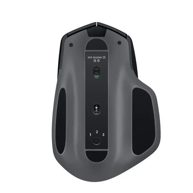 Alt view image 6 of 6 - MX Master 2S Bluetooth Edition Wireless Mouse, Multi-Surface, Hyper-Fast Scrolling, Ergonomic, Rechargeable, Connects Up to 3 Mac/PC Computers,Color-Graphite.