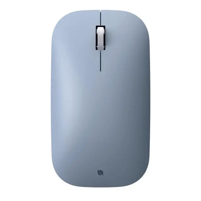 Alt view image 5 of 7 - Modern Mobile Mouse Designed by Microsoft Lightweight, Precision Navigation, Right/Left Hand Use, Scroll Wheel, BlueTrack Technology, Wireless Bluetooth for Mac/Windows/8/10/11 (Ice Blue)