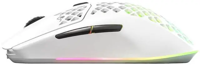Alt view image 2 of 6 - Aerox 3 Wireless - Holey RGB Gaming Mouse - Ultra-lightweight Water Resistant Design - 18K DPI TrueMove Air Optical Sensor -Snow