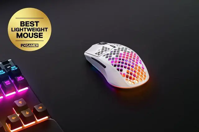 Alt view image 6 of 6 - Aerox 3 Wireless - Holey RGB Gaming Mouse - Ultra-lightweight Water Resistant Design - 18K DPI TrueMove Air Optical Sensor -Snow