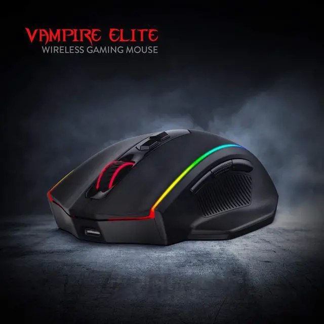 Alt view image 2 of 7 - M686 Wireless Gaming Mouse, 16000 DPI Wired/Wireless Gamer Mouse with Professional Sensor, 45-Hour Reliable Power Capacity, Customizable Macro and RGB Backlight for PC/Mac/Laptop