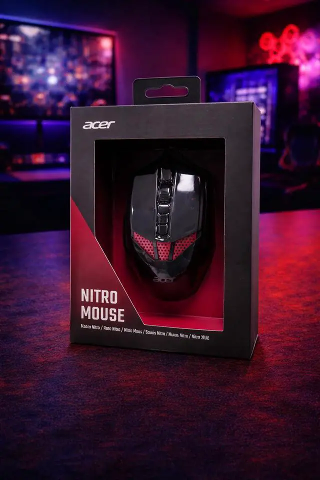 Alt view image 6 of 7 - Nitro Gaming Mouse III | RGB Wired Gaming Mouse | 6 Buttons | Adjustable DPI (8007200) | Ergonomic Design | Plug & Play for Gamers & Students, Casual Gaming & PC Setup Upgrade