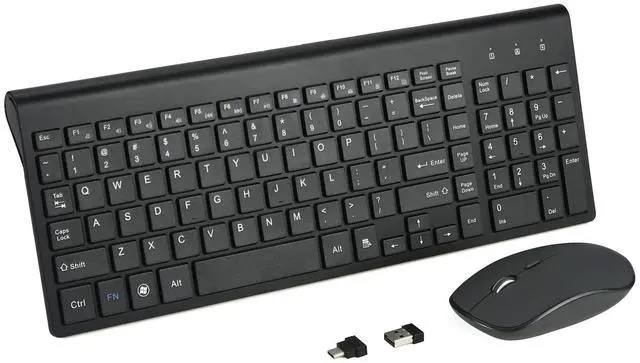 Main image of Wireless Keyboard and Mouse Combo with USB C & USB A Receiver-Full Size Type c Keyboard and Mouse Compatible