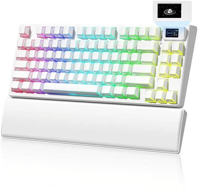 Main image of 75% Wireless Mechanical Keyboard with Color Multimedia Screen