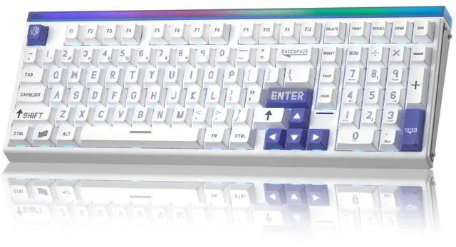 Main image of Hero 99 Wired Gaming Keyboard, Hall Effect Keyboard with Rapid Trigger Mode, Hot Swappable Magnetic Switch Keyboard with Number Pad, Web Driver,RGB Backlit Mechanical Keyboard for Office PC Gamer