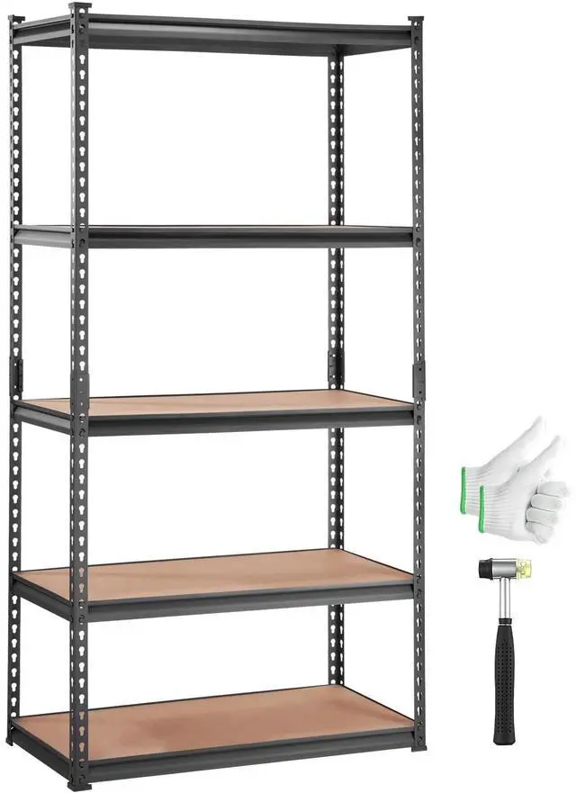 Main image of Storage Shelves 5-Tier Adjustable 2000 lbs 36"x18"x72" Shelving Unit