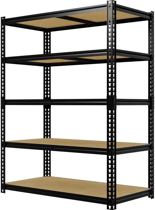 Main image of Heavy Duty Garage Storage Shelves, 5-Tier Metal Adjustable Shelving Unit, Storage Shelving with 2500 LBS Capacity for Kitchen Pantry Basement Bathroom Laundry, 36" l x 18" w x 72" h