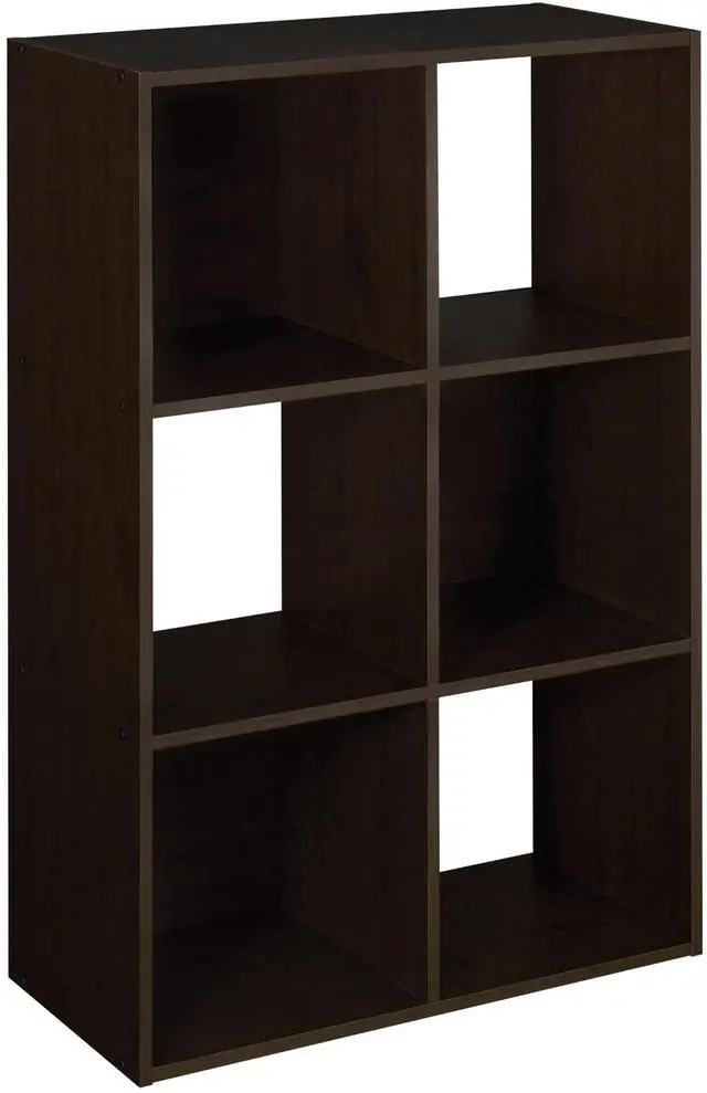 Main image of 78815 Cubeicals Organizer, 6-Cube - Espresso