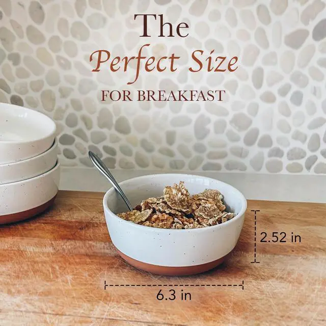 Alt view image 2 of 7 - Set of 4 Porcelain Bowls, 25oz - Microwave, Dishwasher & Oven Safe for Soup, Cereal, etc.