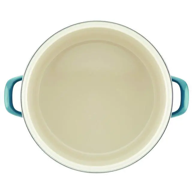 Alt view image 2 of 4 - Enamel on Steel Stock Pot/Stockpot with Lid, 12 Quart, Marine Blue