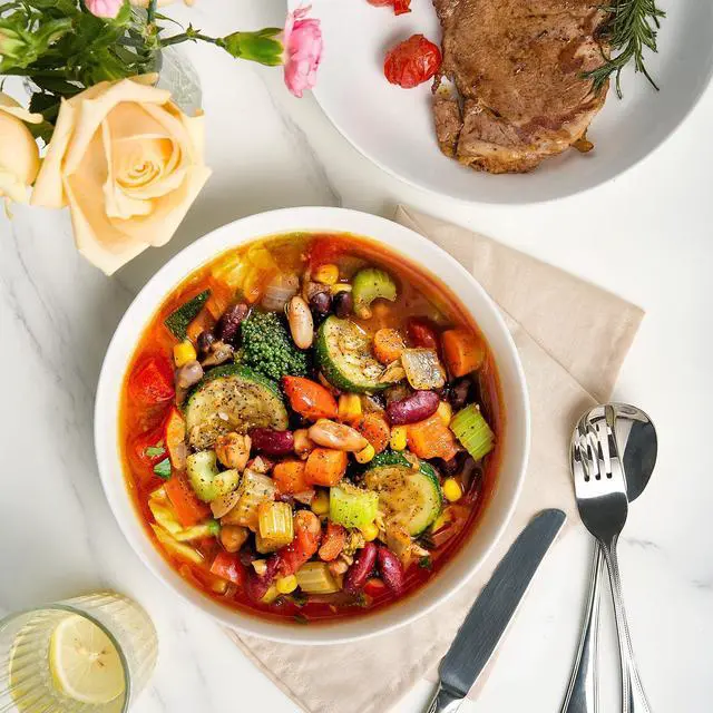 Alt view image 6 of 7 - 9" Pasta Bowls, 40oz Large Salad Bowls Set of 6, Wide Shallow Ceramic Bowls for Serving Soup, White Dinner Plates Set for Kitchen, Microwave Dishwasher Safe