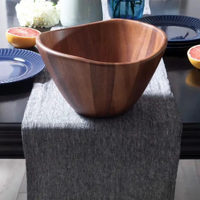 Alt view image 5 of 7 - Large Wavy Bowl, Acacia