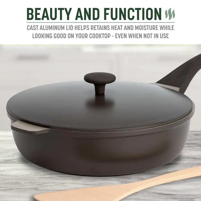 Alt view image 7 of 7 - All-in-One Pan, Multilayer Nonstick Cookware Set, High-Performance Construction, Multipurpose Design Replaces Multiple Pots and Pans, Dishwasher Safe, 11-Inch, 4.4-Quart Capacity, Graphite