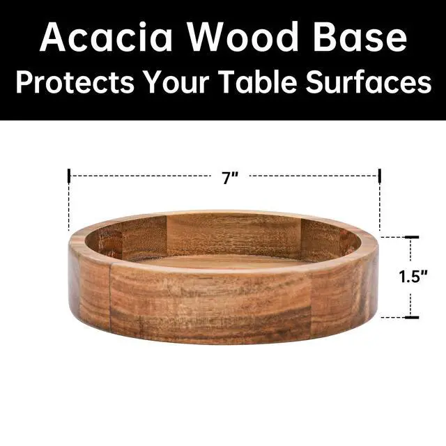 Alt view image 4 of 7 - Extra Large Glass Salad Bowl Set - Party Salad Bowls with Acacia Wood Base and Serving Utensils - Elegant and Practical Kitchen Must-Have