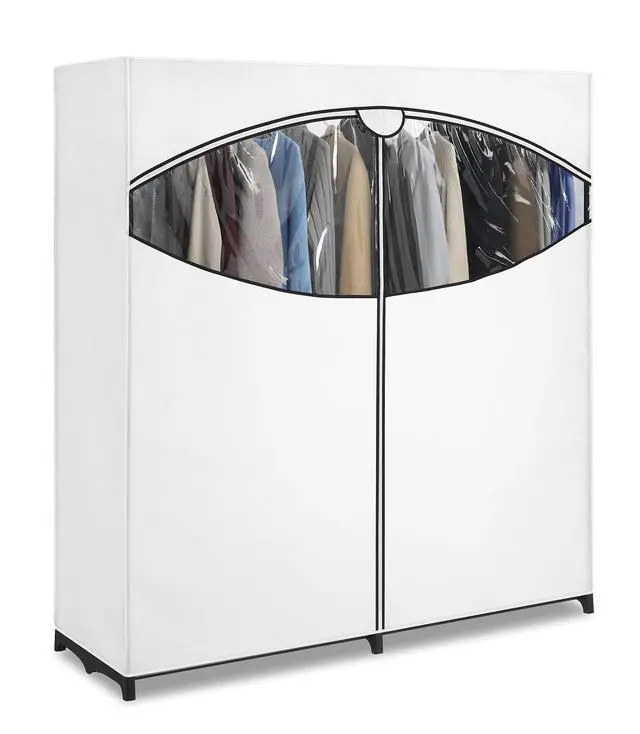 Alt view image 3 of 6 - 60-inch Extra-Wide Clothes Closet, 60 with White Cover