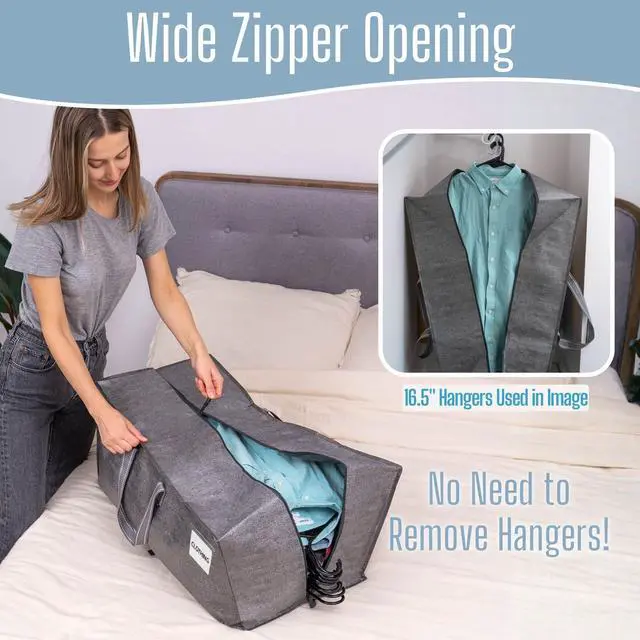 Alt view image 5 of 7 - 10 Pack Heavy Duty Moving Bags with Backpack Straps, Zippers & Handles, Extra Large Packing Bags for College Dorm Essentials, Moving Supplies Alternative to Cardboard Moving Boxes