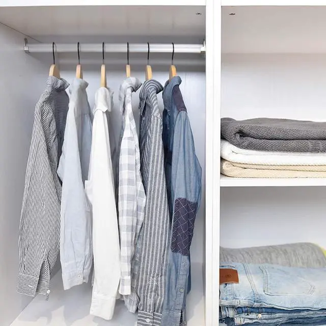 Alt view image 2 of 7 - Wooden Coat Hangers, 30 Pack High Grade Wood Suit Hangers with Non Slip Pant Bar - Extra Smooth and Splinter Free, Unvarnished