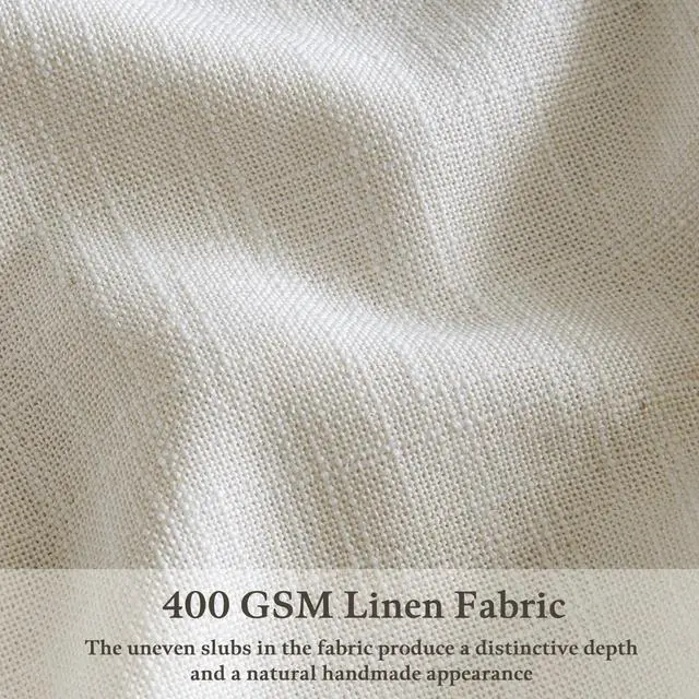 Alt view image 3 of 7 - Pinch Pleated 90 Inch Linen Curtains 2 Panels Set for Living Room Pinch Pleat Drapes Track System Memory Trained Light Filtering Semi Sheer Curtain 90 Inches Long for Dining Bedroom Office W50xL90
