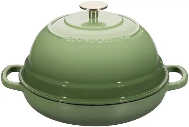 Main image of Enameled Cast Iron Dutch Oven Pot with Lid, Round Bread Oven for Homemade Sourdough Bread Baking, 6 Quart, Pistachio Green