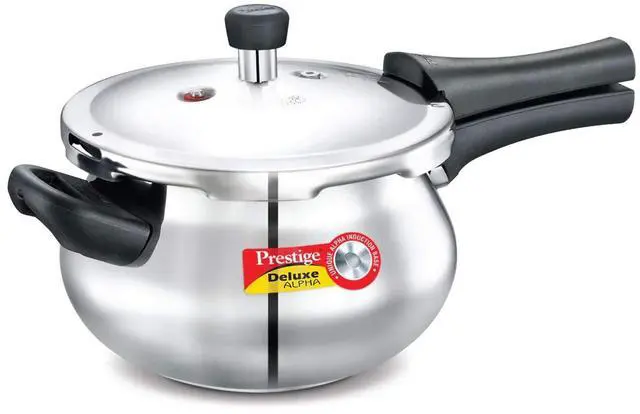 Main image of 3.3-Liter Deluxe Alpha Induction Base Stainless Steel Baby Handi, Small, 8"D x 13"W x 6"H, Silver