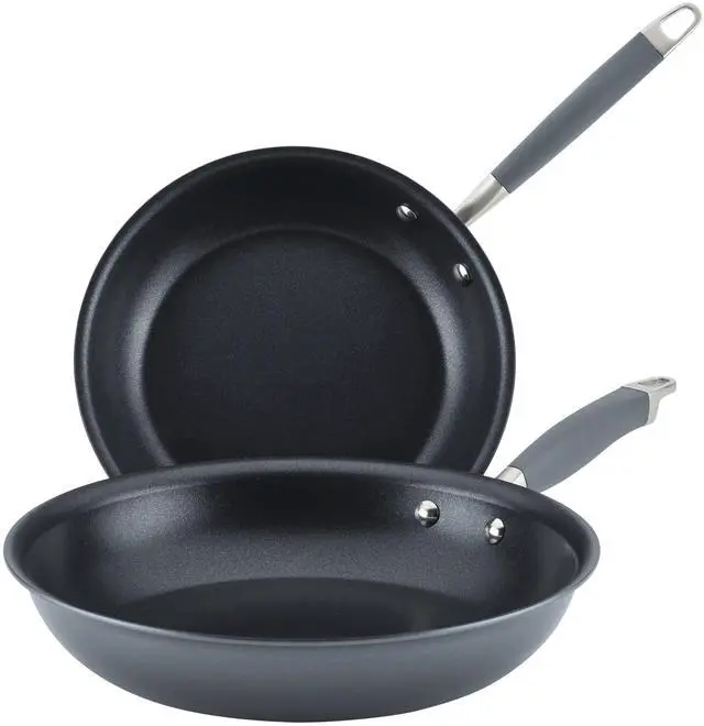 Main image of Advanced Home Frying Pan Set, Hard-Anodized Nonstick Frying Pans, 2-Piece, Moonstone