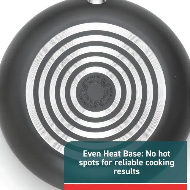 Alt view image 6 of 7 - Initiatives Nonstick Cookware Set 6 Piece Oven Safe 350F Cookware, Pots and Pans, Oven, Broil, Dishwasher Safe Gray