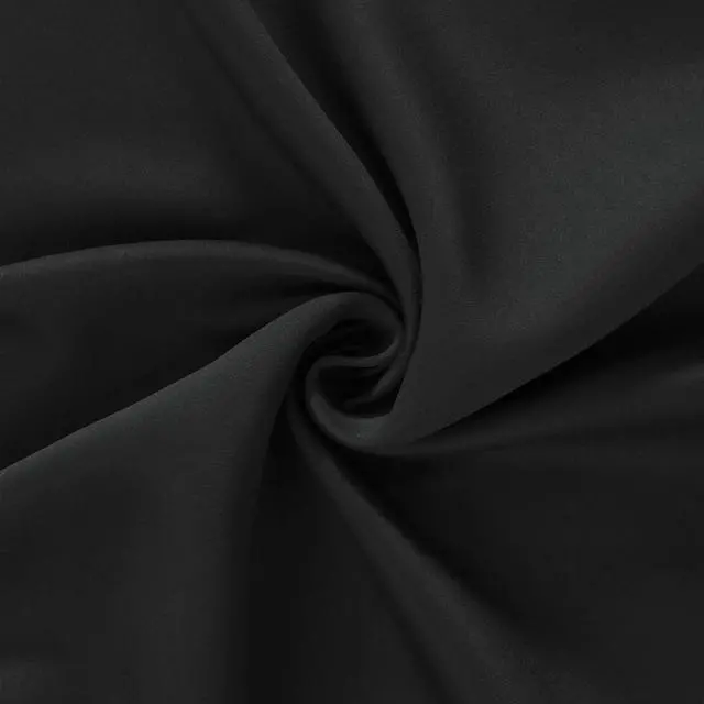 Alt view image 5 of 7 - Blackout Curtains 66 x 95 inch/Black Curtains Set of 2 Panels/Thermal Insulated Room Darkening Bedroom Curtains