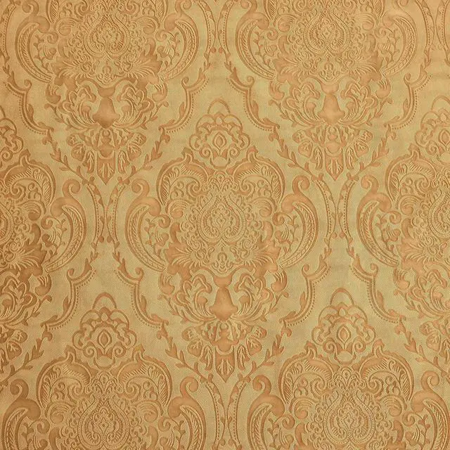 Alt view image 7 of 7 - Brown Gold Velvet Curtains 84 Inch for Living Room,2 Panels Luxury Vintage Drapes Floral Embossed Blackout Window Curtain Back Tab Thermal for Bedroom